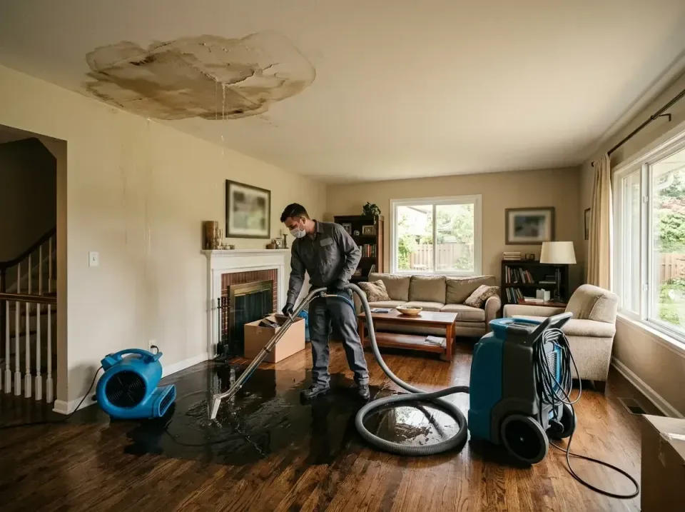 attic-pipe-burst-ceiling-drip-008 — frequently asked questions, Water Damage Restoration & Carpet Care in Albertville, MN